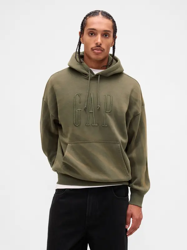 GAP Moška pulover s kapuco GAP Oversize