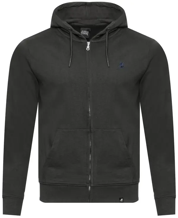 U.S. GRAND POLO EQUIPMENT & APPAREL Moška pulover s kapuco z zadrgo US GRAND POLO