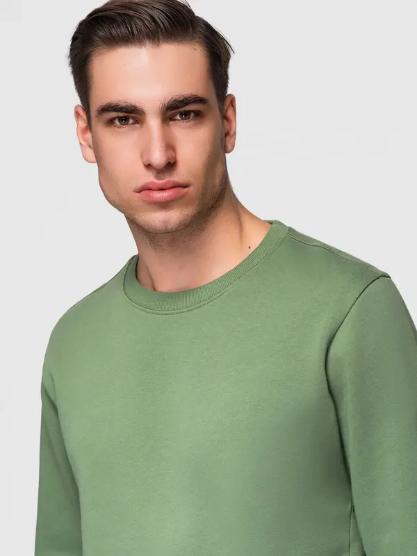 Ombre Moška pulover z okroglim izrezom Ombre BASIC