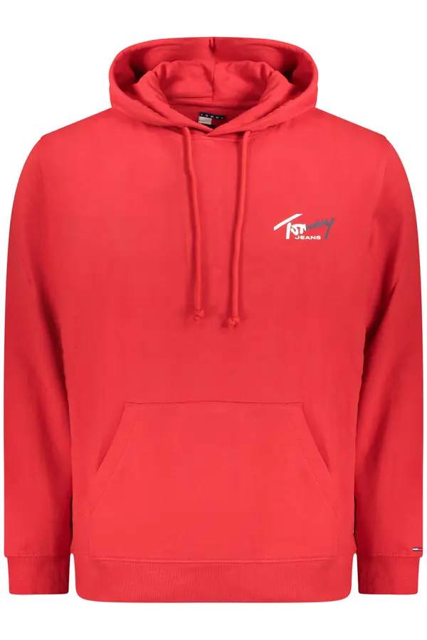 Tommy Hilfiger Moška rdeča jopa z zadrgo TOMMY HILFIGER