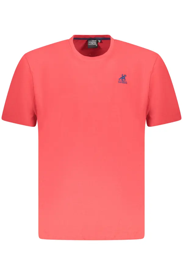 U.S. GRAND Moška rdeča majica s kratkimi rokavi