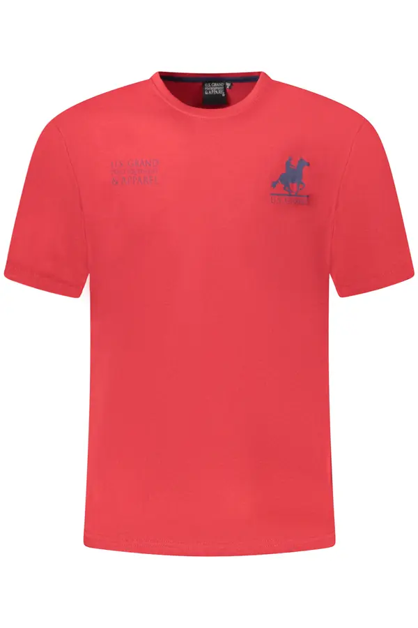 U.S. GRAND Moška rdeča majica z ameriškim Grand Polojem