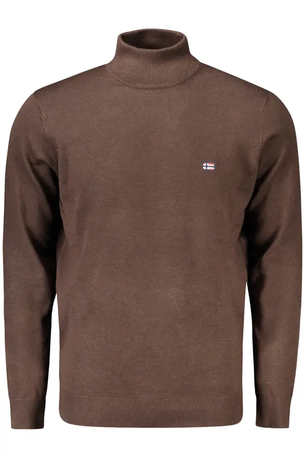 NORWAY 1963 Moška rjava pulover s kratkimi rokavi Norveška 1963