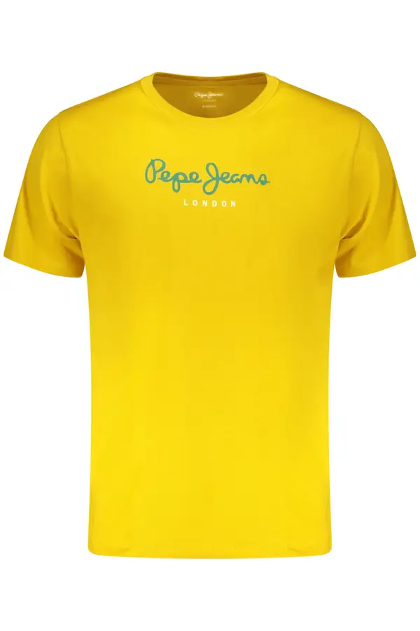 Pepe Jeans Moška rumena majica s kratkimi rokavi Pepe Jeans