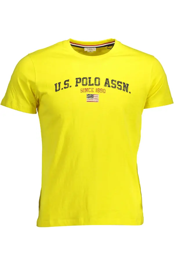 US Polo Assn Moška rumena majica s kratkimi rokavi US Polo Assn.