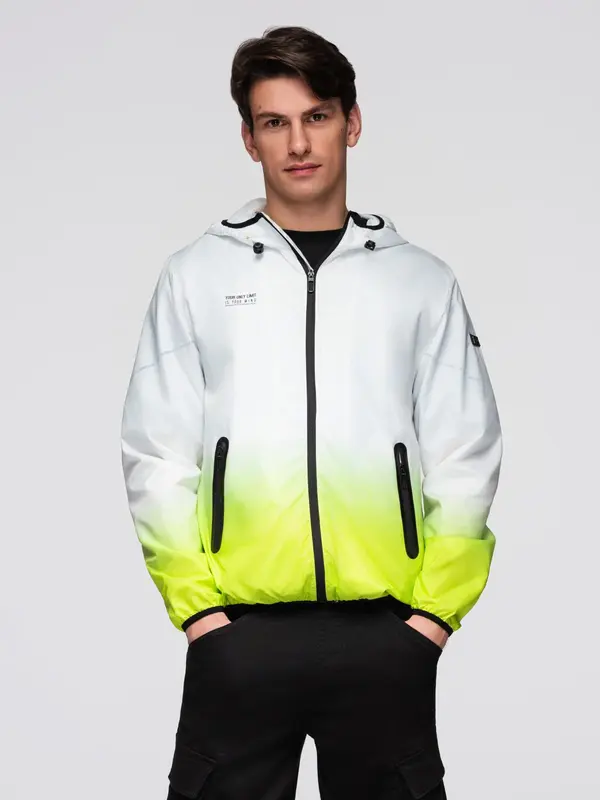 Ombre Moška športna jakna z ombré učinkom