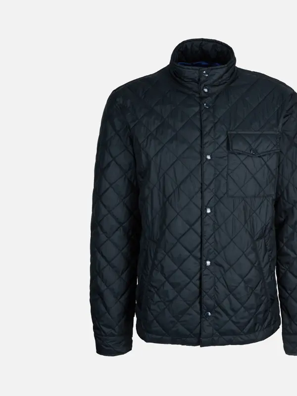 GEOX Moška temno modra jakna Geox Barberigo