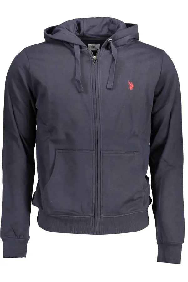 U.S. Polo Assn. Moška US Polo jopa z zadrgo modre barve