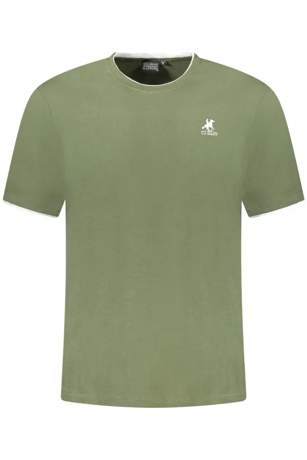 U.S. GRAND Moška zelena majica s kratkimi rokavi