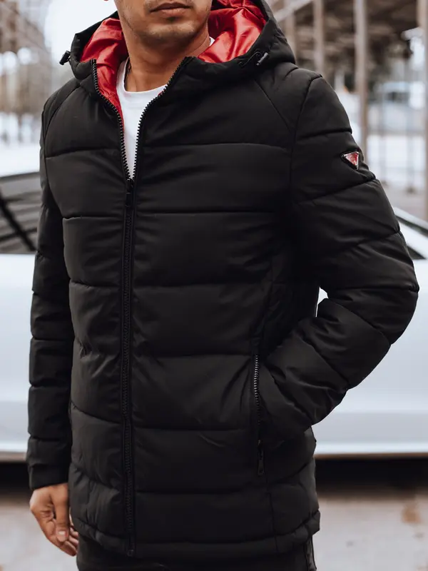 DStreet Moška zimska jakna s kapuco