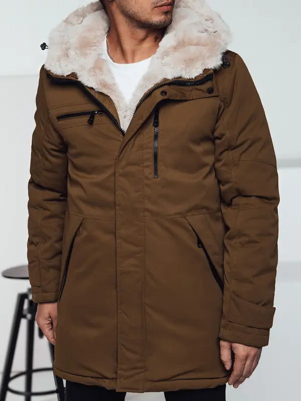 DStreet Moška zimska parka s kapuco