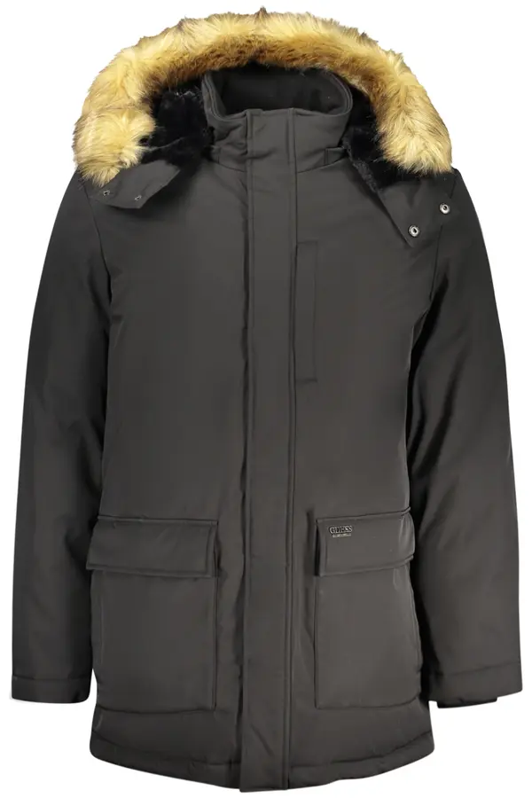 GUESS JEANS Moška zimska parka s kapuco