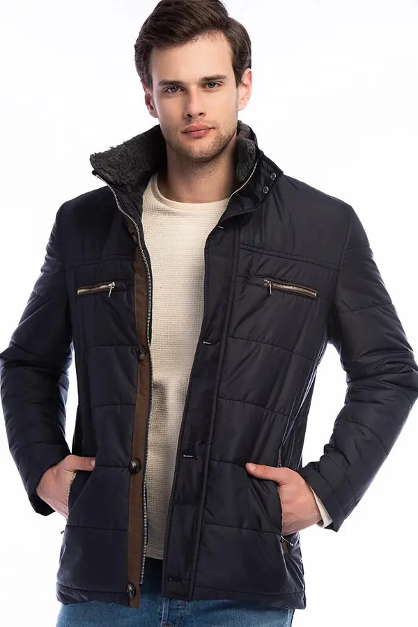 dewberry Moška zimska prešita jakna Dewberry