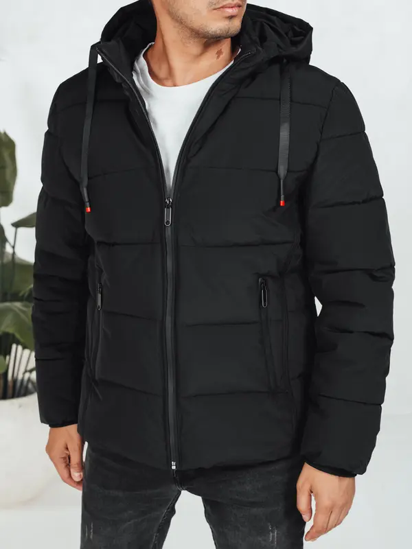 DStreet Moška zimska prešita jakna s kapuco
