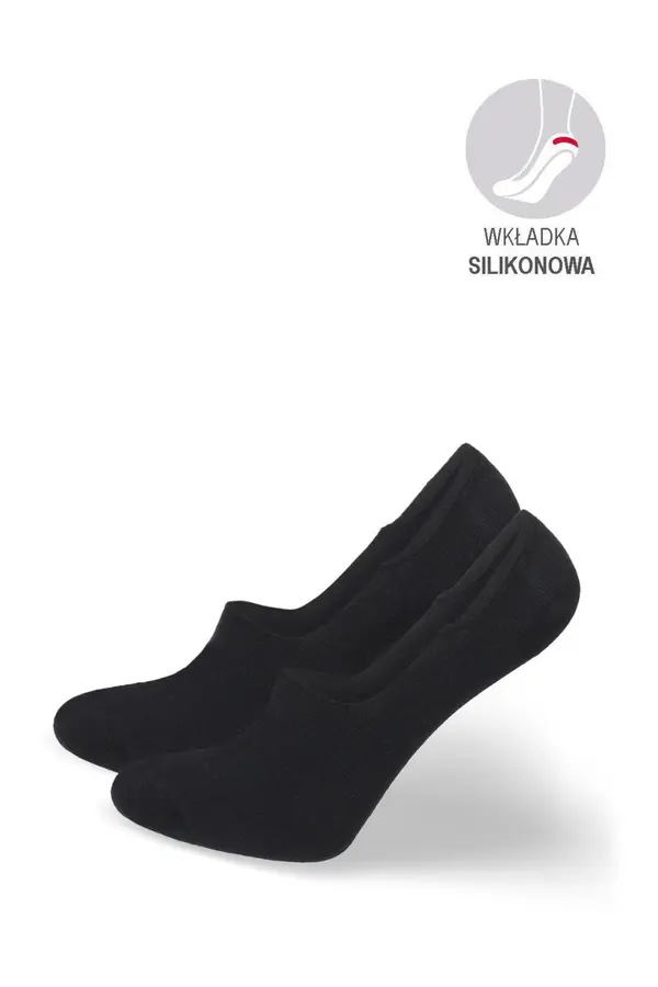 Milena Moške bambusove nogavice Micro Black