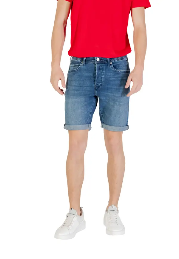 Replay Moške bermude iz džinsa Replay