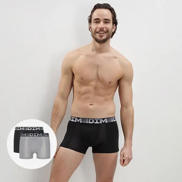 DIM Moške boksarice DIM COTTON 3D FLEX AIR BOXER