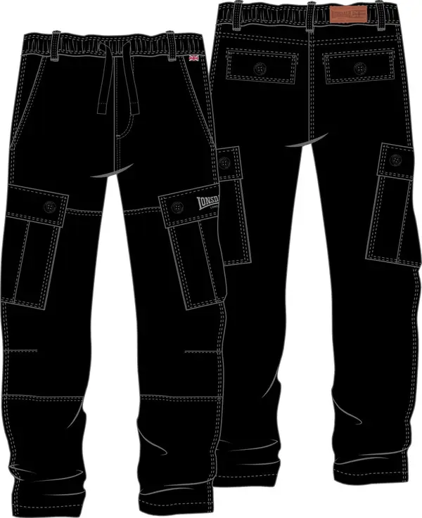 Lonsdale Moške cargo hlače Lonsdale regular fit