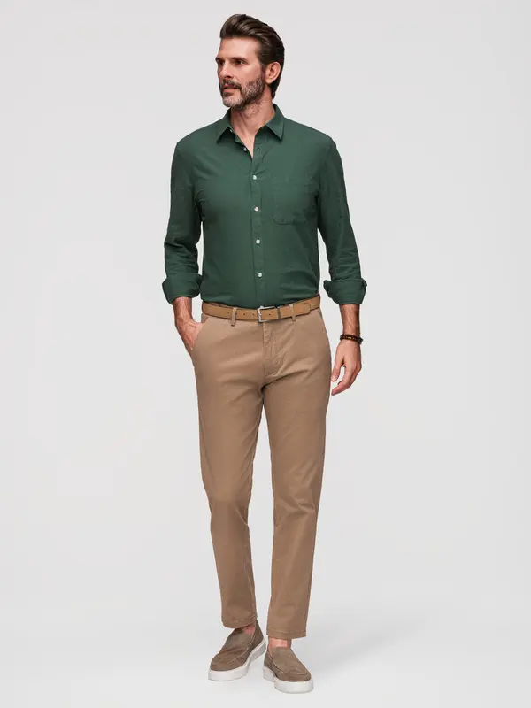 Ombre Moške chino hlače Ombre REGULAR FIT