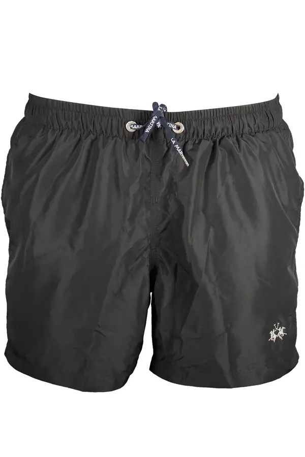 La Martina Moške črne kopalke LA MARTINA