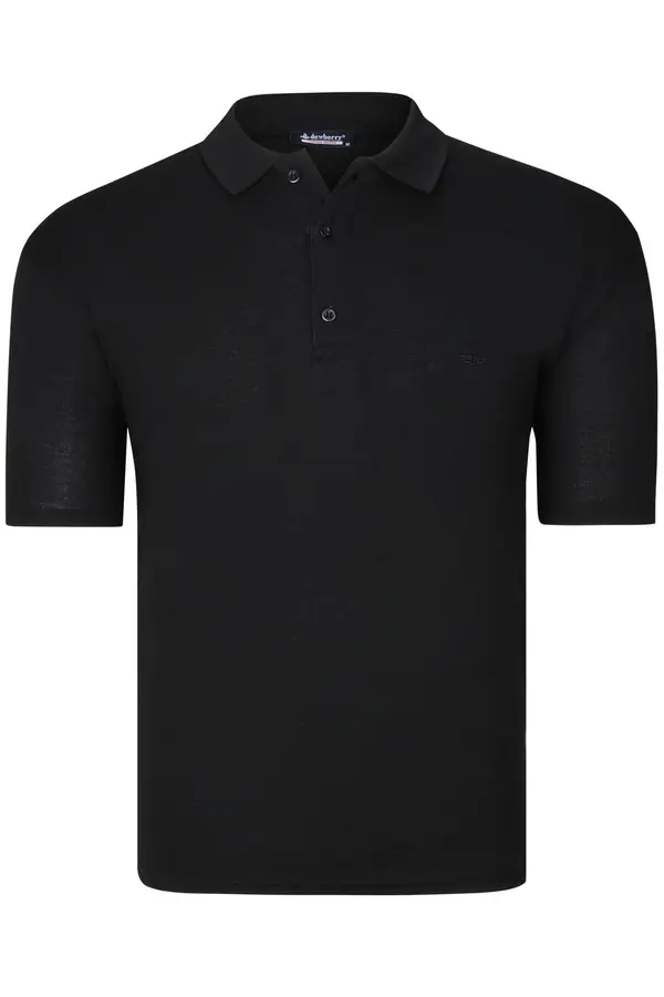 dewberry Moške črne polo majice Dewberry