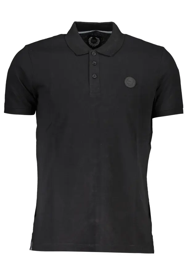 GIAN MARCO VENTURI Moške črne polo majice GIAN MARCO VENTURI