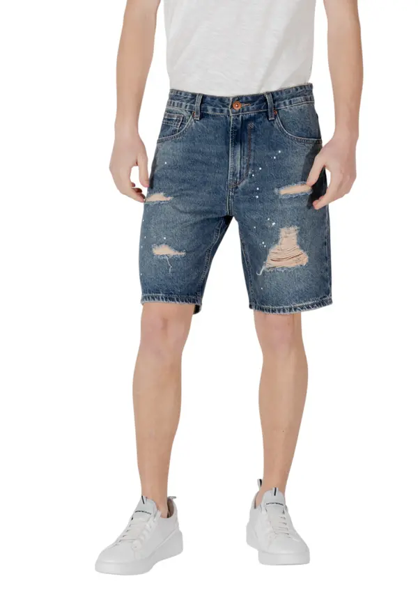 Gianni Lupo Moške denim bermude Gianni Lupo