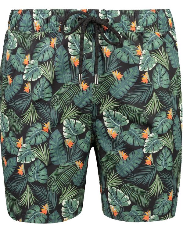 Trendyol Moške kopalne kratke hlače Trendyol Tropical Print