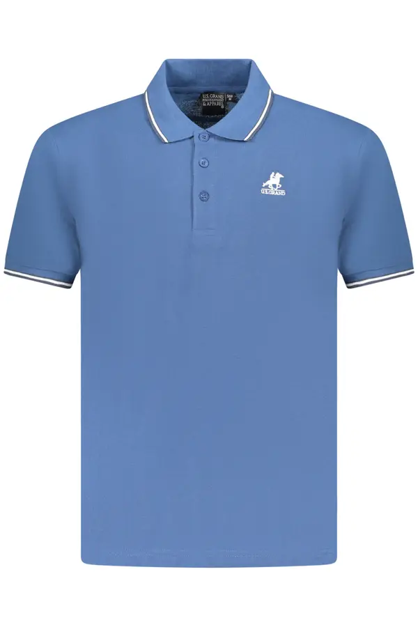 U.S. GRAND Moške modre polo majice US Grand Polo