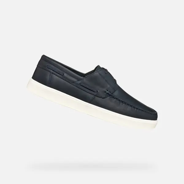 GEOX Moške mornarsko modre mokasine Geox Avola