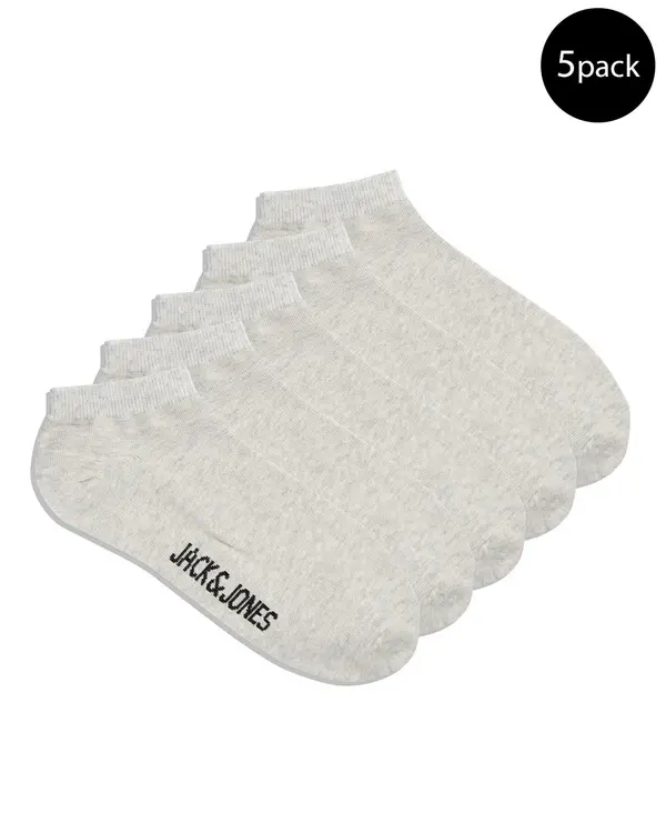 Jack & Jones Moške nevidne nogavice Jack &amp; Jones, komplet 5 kosov