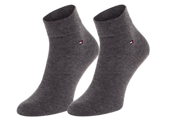 Tommy Hilfiger Moške nogavice Tommy Hilfiger Tommy_Hilfiger_Socks_342025001758_2Pack_Grey