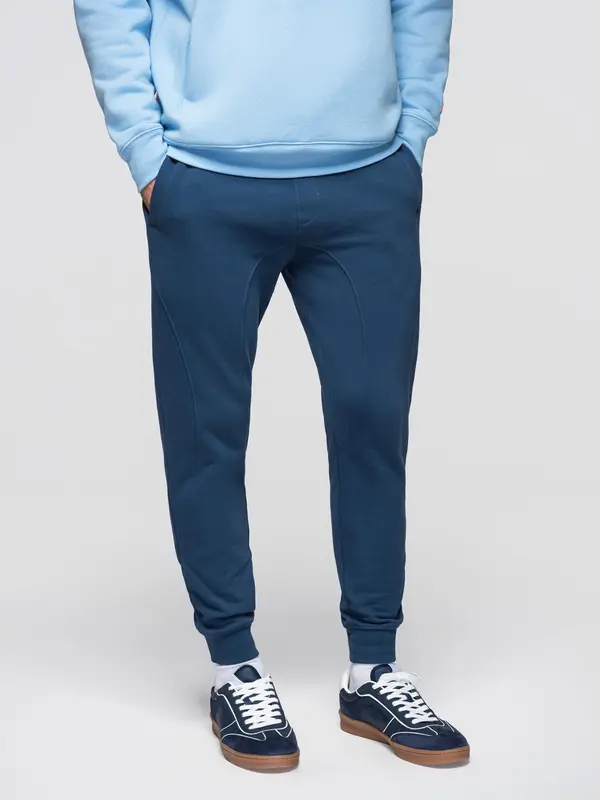 Ombre Moške Ombre BASIC jogger trenirke - modre