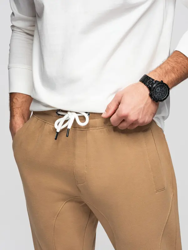 Ombre Moške Ombre BASIC trenirke - rjave