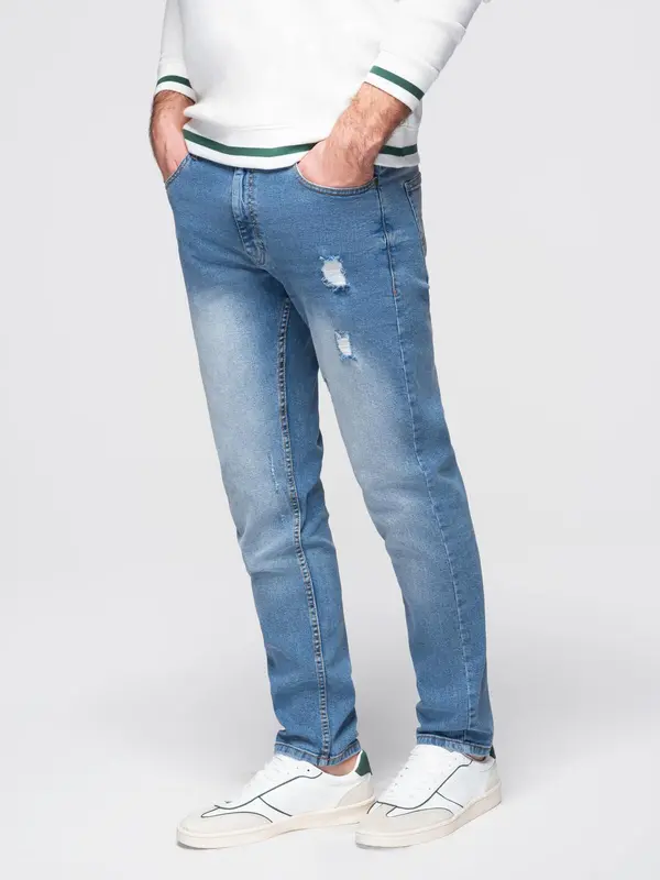 Ombre Moške ombre kavbojke CARROT FIT