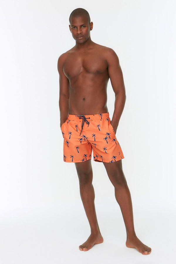 Trendyol Moške plavalne hlače Trendyol Palm tree
