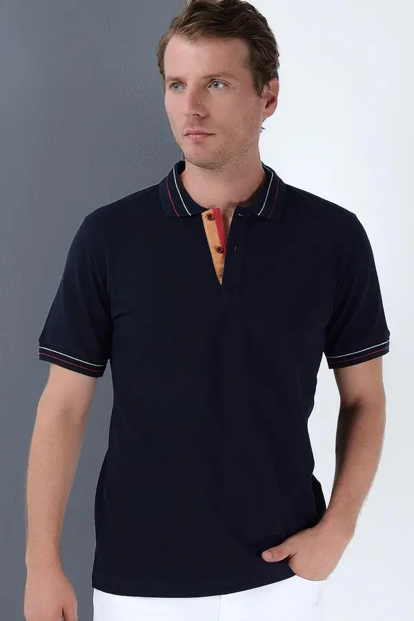 dewberry Moške polo majice Dewberry, temno modre