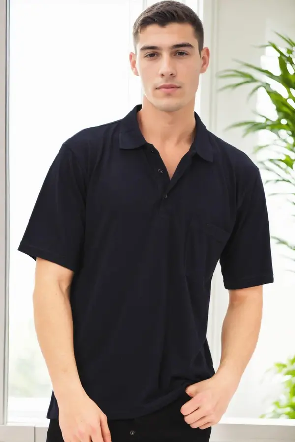 dewberry Moške polo majice Dewberry, temno modre