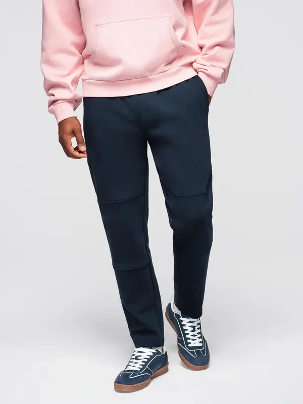 Ombre Moške ravne trenirke z ombre vzorcem