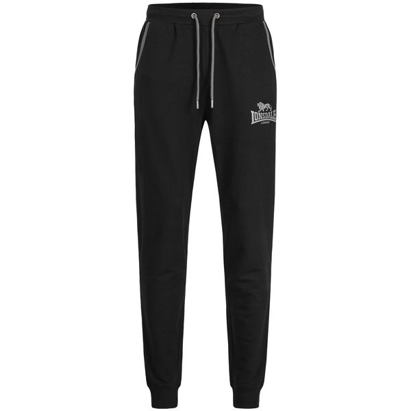 Lonsdale Moške športne hlače Lonsdale 115071-Black/Grey