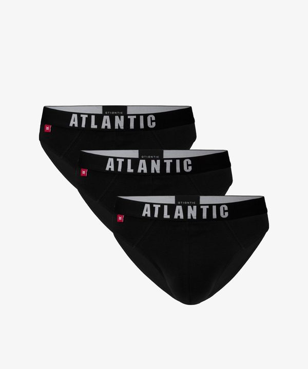 Atlantic Moške športne hlačke ATLANTIC 3Pack - črna