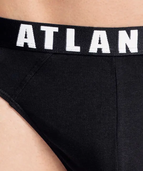 Atlantic Moške športne hlačke ATLANTIC 3Pack - črna