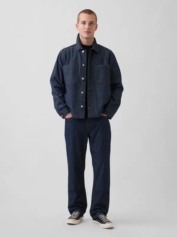 GAP Moške sproščene ravne kavbojke GAP