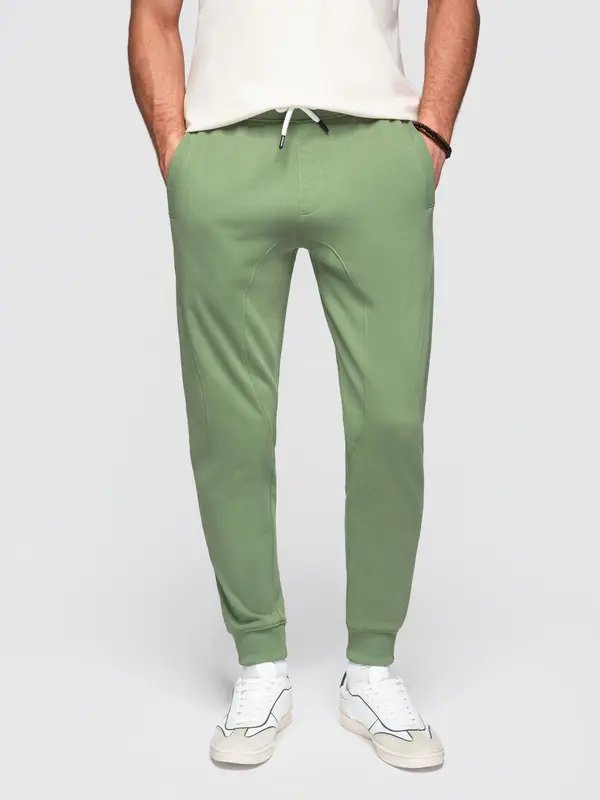 Ombre Moške trenirke Ombre BASIC - zelene