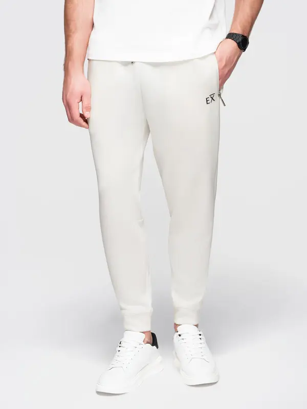 Ombre Moške trenirke Ombre Eximio - bele