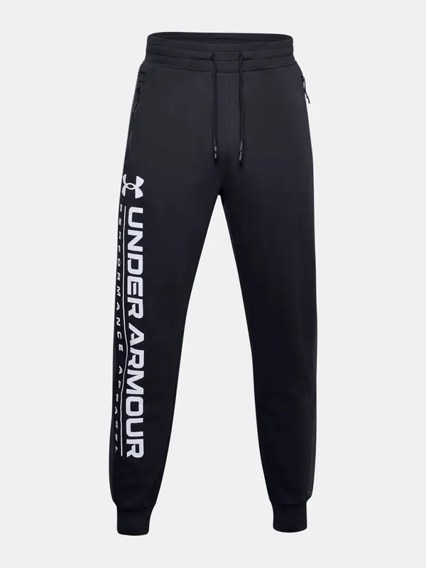 Under Armour Moške trenirke Under Armour UA Rival FLC AMP Jgs-BLK