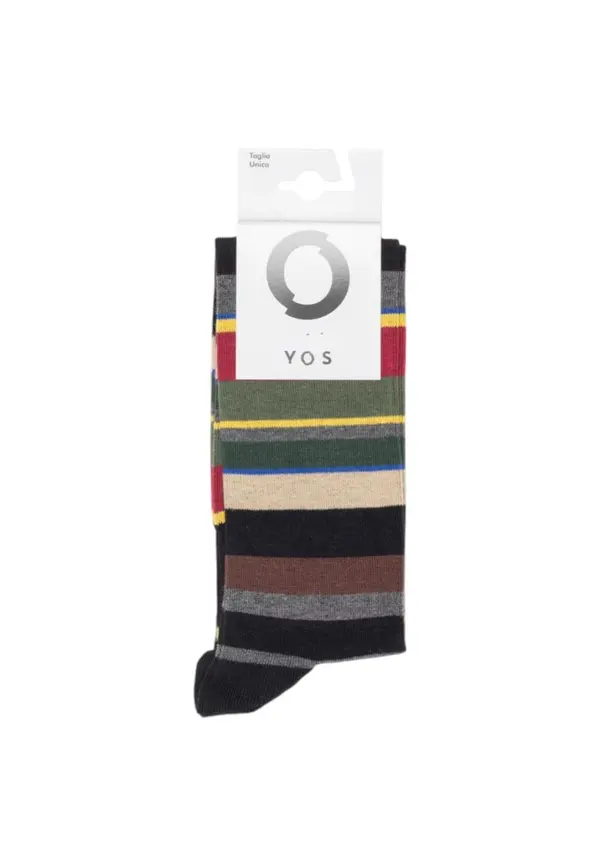 Yos Moške vesele črtaste nogavice