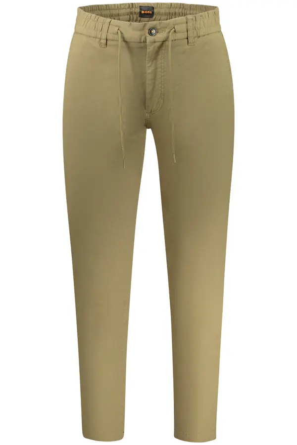 Boss Moške zelene hlače HUGO BOSS