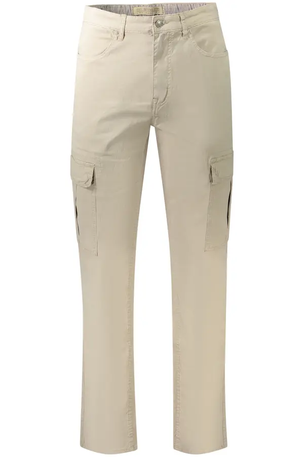 GUESS JEANS Moške zelene hlače z žepi GUESS