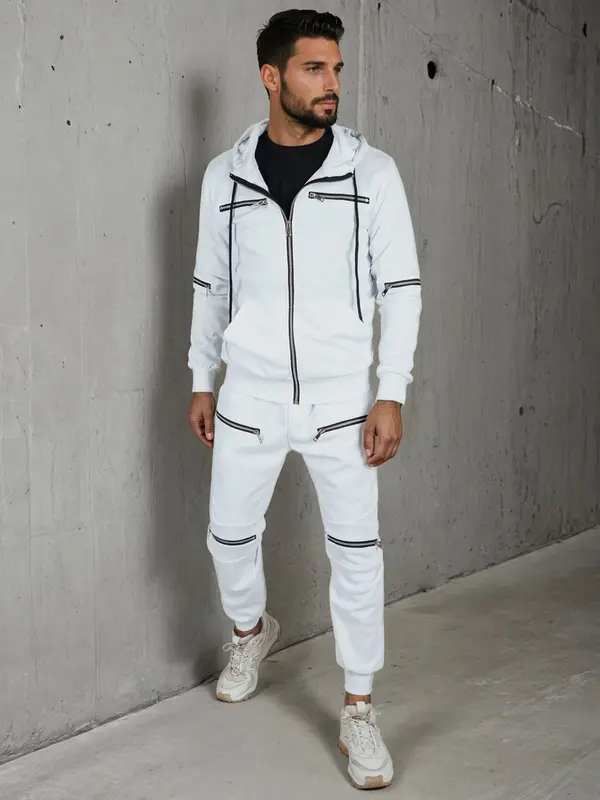 DStreet Moški beli dres Dstreet